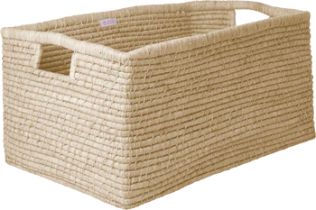 Rechteckiger Aufbewahrungskorb Raffia Natur XL Rice by Rice