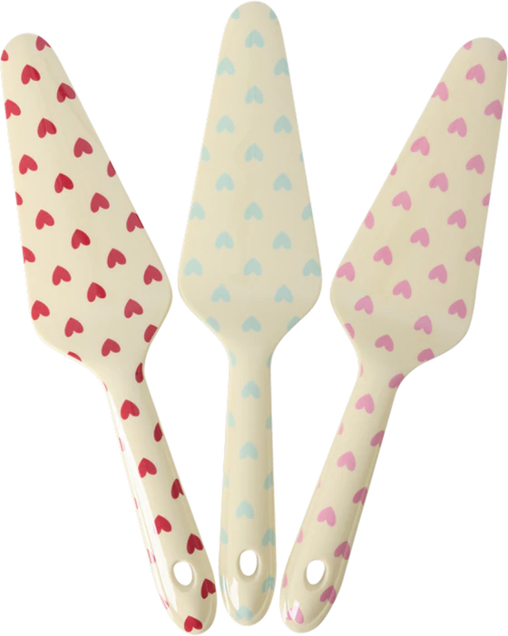 Tortenheber Melamin Rice by Rice – Herzdesigns Set 3 Stück
