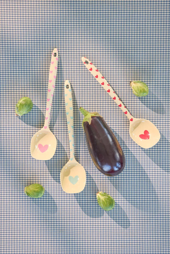 Kochlöffel Melamin Rice by Rice Herz-Design BPA-frei