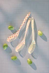 Pastalöffel Melamin Herzchen-Prints Rice by Rice robust 28cm