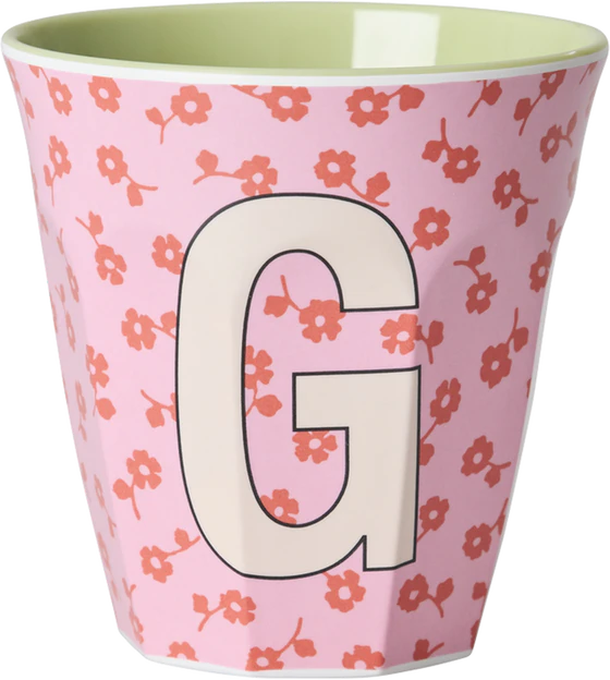Melamin-Trinkbecher G Blumen 250 ml Rice by Rice robust