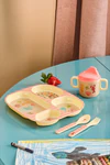 Baby-Geschirrset Melamin Coral Ocean – Rice by Rice robust