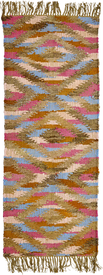 Läufer Rice by Rice Cotton Runner Pastellfarben – Weiche Haptik
