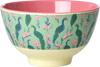Kleine Melaminschale Rice by Rice Peacock Print 300 ml - Melamine Bowl with Peacock Power Print - Small - 300 ml