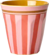 Trinkbecher aus Melamin Rice by Rice 250 ml bruchfest stripes