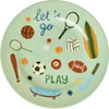 Runde Dessertteller Melamin Sportmotive Rice by Rice 20 cm