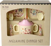Baby-Geschirrset Melamin Pink Fun Fair – Rice by Rice robust - Pink Fun Fair Print
