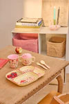 Baby-Geschirrset Melamin Pink Fun Fair – Rice by Rice robust