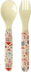 Kinderbesteck-Set Rosa Jahrmarkt Rice by Rice – Bruchfest Melamin