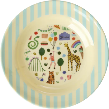 Kinderschale Melamin 250ml Mint Fun Fair – Rice by Rice
