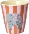 Kleine Melamin-Trinkbecher Rice by Rice 6er-Set Rosa Prints
