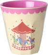 Kleine Melamin-Trinkbecher Rice by Rice 6er-Set Rosa Prints
