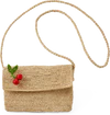 Umhängetasche Raffia Cherry Rice by Rice – Handgefertigt Unikat