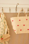 Große Raffia-Tragetasche Rice by Rice Darling Hearts Unikat
