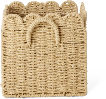 Faltbarer Aufbewahrungskorb Rice by Rice Natur Unikat Handarbeit