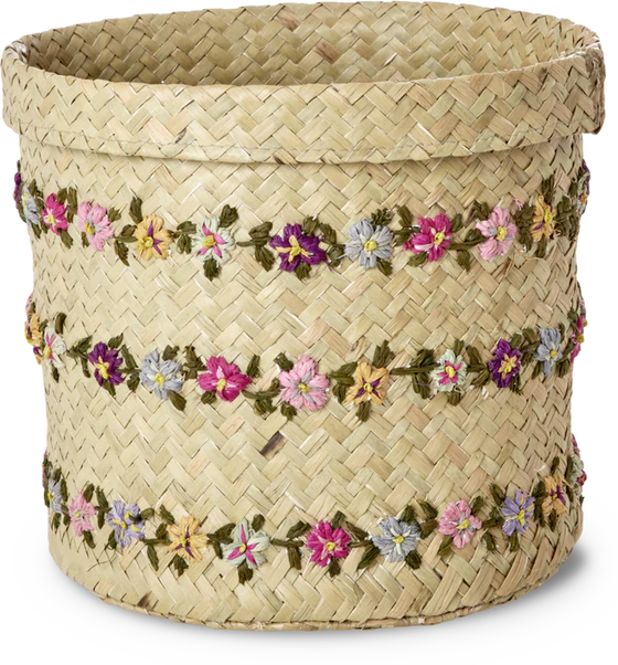 Runder Aufbewahrungskorb Raffia Rice by Rice – Handgefertigt