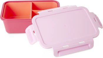 Brotdose 3 Fächer Pink Rice by Rice – BPA-frei & auslaufsicher