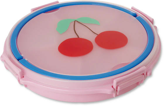 Serviertablett mit Griff Rosa Kirsch Rice by Rice – Lebensmittelecht