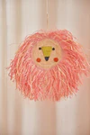 Handgefertigte Wanddeko Raffia Pink Groß – Rice by Rice