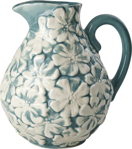Keramik-Blumenvase Rice by Rice 4,5L Grün Unikat-Design