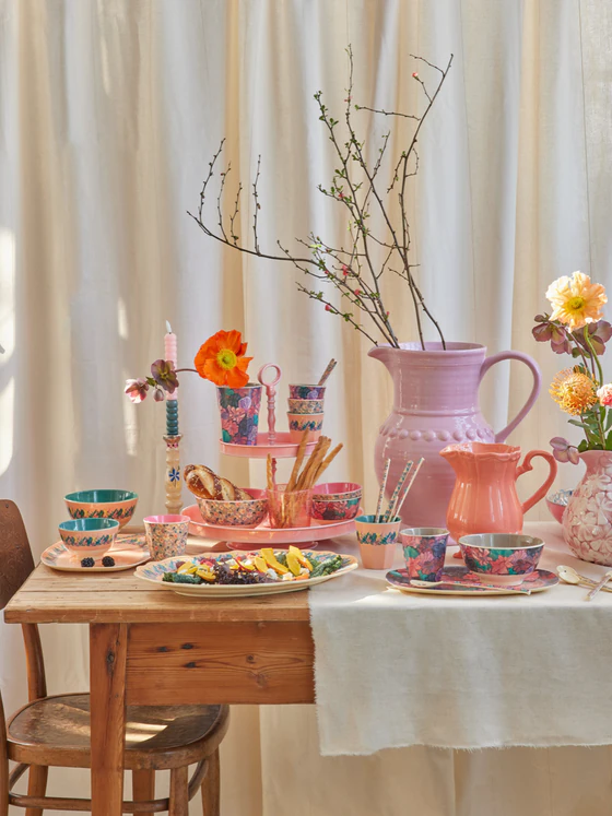 Zweistöckige Metall-Etagere Rice by Rice Cute Coral