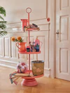 Dreistufiges Metallregal Cute Coral Rice by Rice – Extragroß, Lackiert
