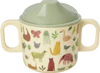 Baby-Trinklernbecher Rice by Rice Jungle Blau 250 ml Melamin - Dusty Blue