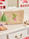 Clutch-Tasche Raffia Radieschen Rice by Rice – Handgefertigt Vegan