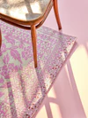 Outdoor-Teppich Rice by Rice Recycled Pink Flower Groß