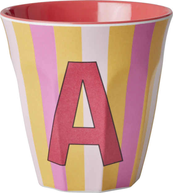 Melamin-Trinkbecher Rice by Rice 250 ml Streifen A bruchfest