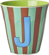 Melamin-Trinkbecher Rice by Rice 250ml J Stripes robust