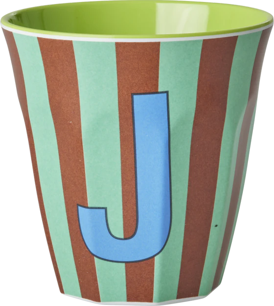 Melamin-Trinkbecher Rice by Rice 250ml J Stripes robust