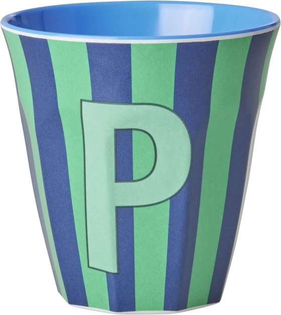 Melamin-Trinkbecher Rice by Rice 250 ml P Streifen BPA-frei