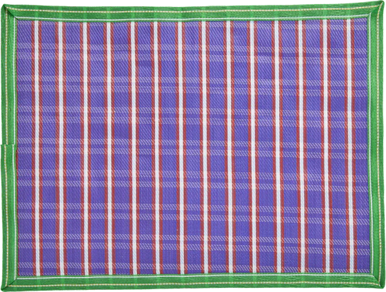 Platzset Rice by Rice Recycled Purple Red Stripes robust nachhaltig