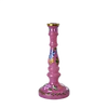 Handbemalter Kerzenhalter Glas Pink Rice by Rice Unikat