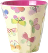 Melaminbecher 250 ml Schmetterlingsprint Rice by Rice