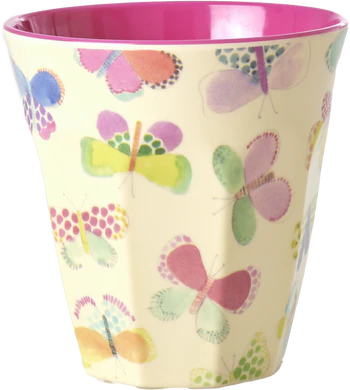 Melaminbecher 250 ml Schmetterlingsprint Rice by Rice