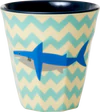 Trinkbecher für Kinder 250 ml Shark Print Rice by Rice