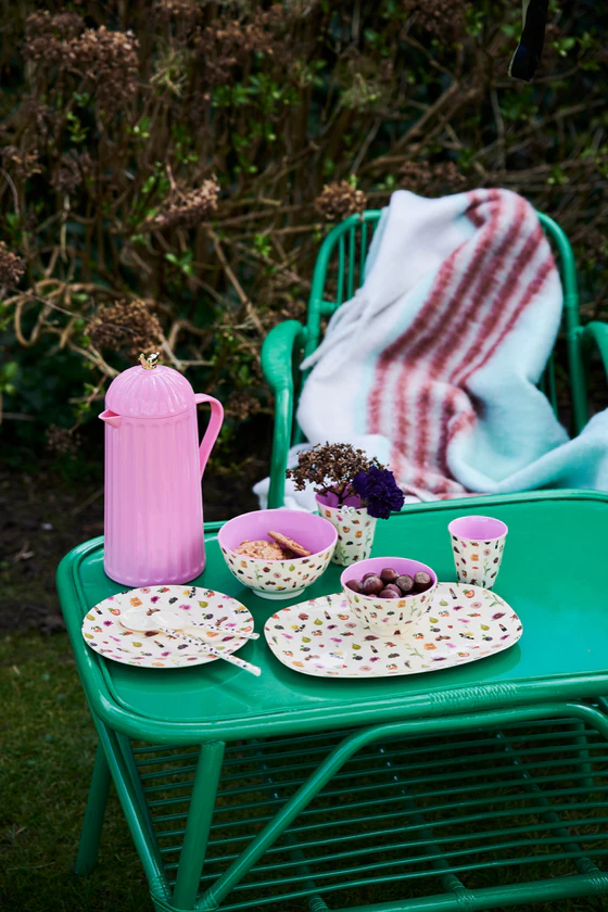 Isolierkanne 1L Bubblegum Pink Gold Vogel Rice by Rice