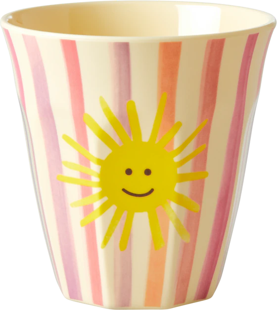 Kinderbecher-Set Melamin Rice by Rice 250ml 6er Pack bunt