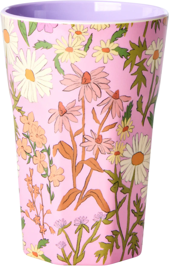 Trinkbecher Melamin 400 ml Daisy Print Rice by Rice bruchfest