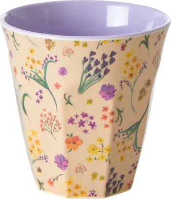 Melamin-Trinkbecher 250 ml Wildblumen Rice by Rice BPA-frei