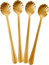 Latte-Löffel-Set Edelstahl Gold 4er Rice by Rice – Rostfrei & Spülmaschinengeeignet