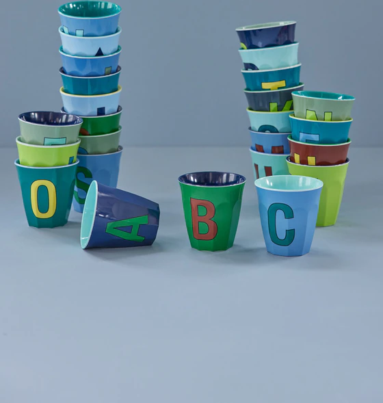 Melamin-Trinkbecher Rice by Rice 250 ml Waldgrün BPA-frei