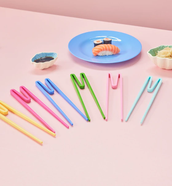 Essstäbchen für Kinder Rice by Rice – Anfängerfreundlich, 6 Farben