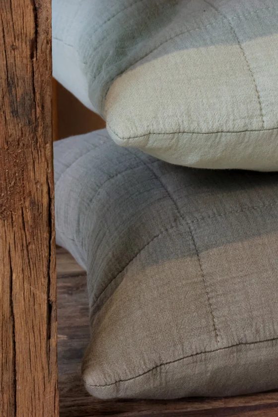 Kissenbezug Chic Antique Aix Vintage 60x40 Latte Baumwolle