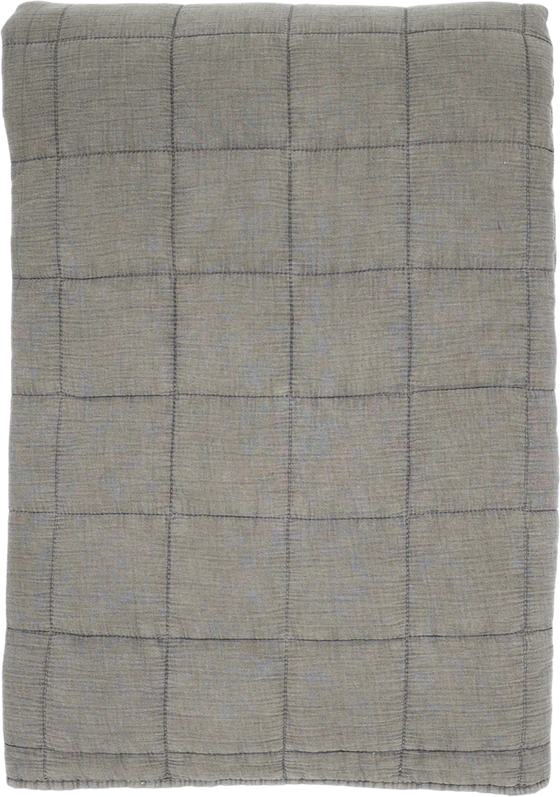 Tagesdecke Chic Antique Aix Quilt 240x240 Baumwolle Latte