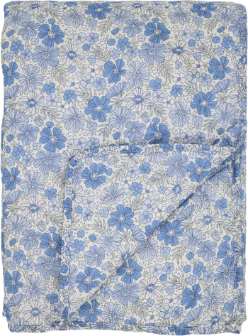 Tagesdecke Chic Antique Aix Quilt Blumen sky blue Baumwolle