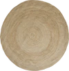 Runder Teppich Chic Antique 200cm Natur – Handgefertigte Jute
