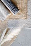 Tischläufer Chic Antique Natur 200cm – Jute & Baumwolle